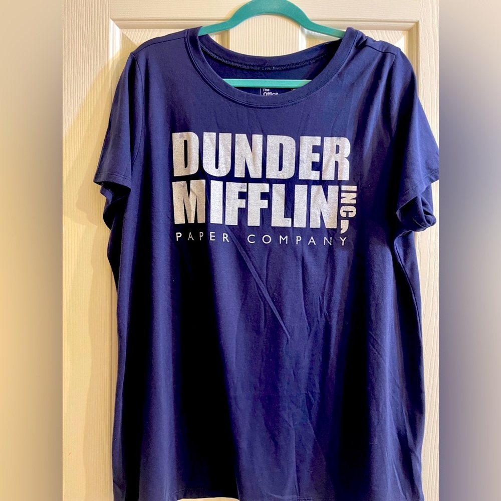 TORRID Dunder Mifflin Navy Top 2X
